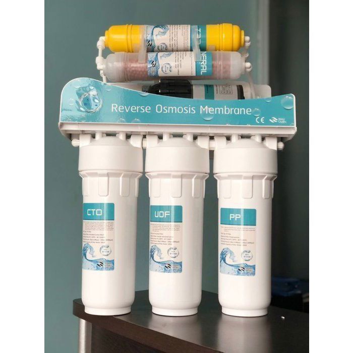 Osmoseur - GENERIC - Skey Water - 7 étapes - Filtration eau - 3,4 gallons - Plastique alimentaire