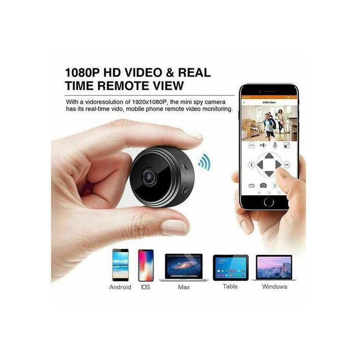 Mini caméra de surveillance sans fil à vision nocturne, ultra petite caméra