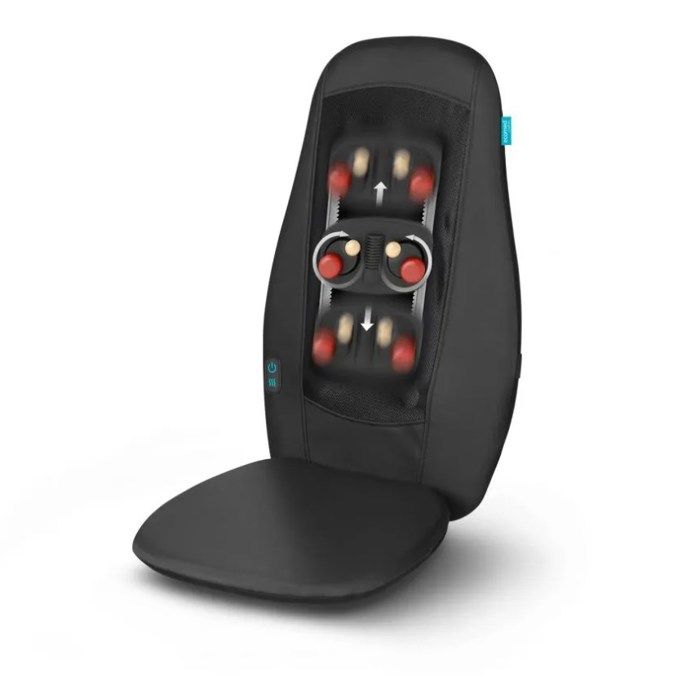 Shiatsu massagekudde - MEDISANA - MC-15E - Shiatsu massage - 4 roterande huvuden - Värmefunktion