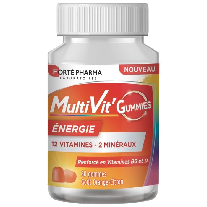 Forté Pharma Multivit Gummies Énergie 60 Gommes