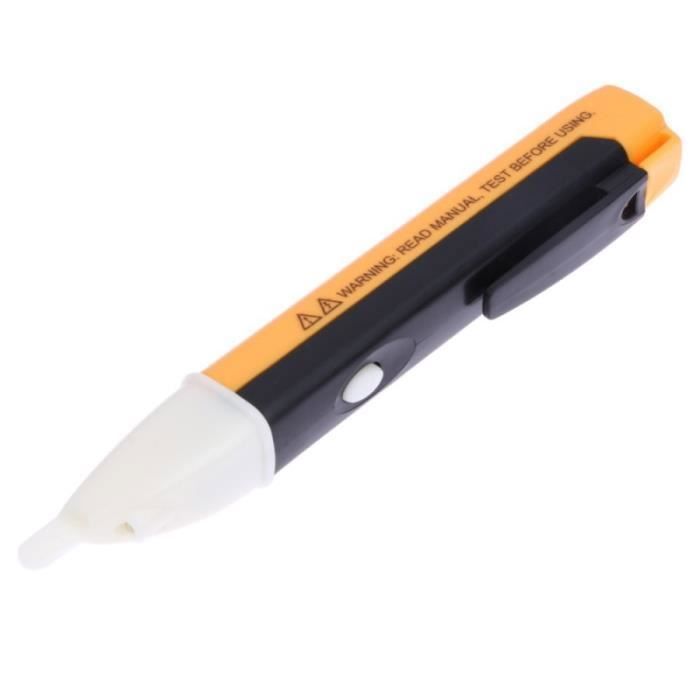 1PC Stylo de Testeur de Tension Indicateur Électrique Sans Contact 90-1000V Prise Prise de Courant al 90-1000V AC|48*48mm -AOAE118