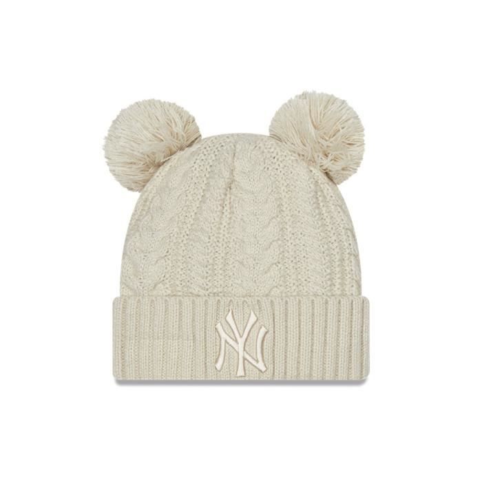 Bonnets NEW ERA New York Yankees Creme - Mixte/Enfant