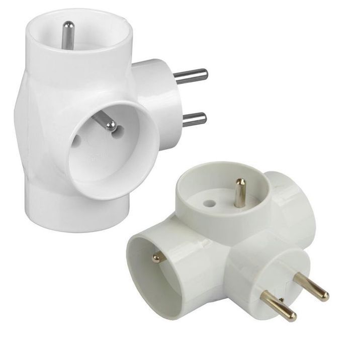 Répartiteur 3 Prises avec Terre - Bloc Multiprise 16A 250V