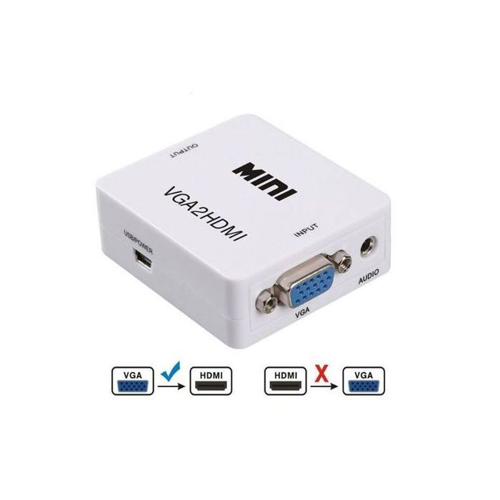 Convertisseur complet Mini VGA vers HDMI 1080P