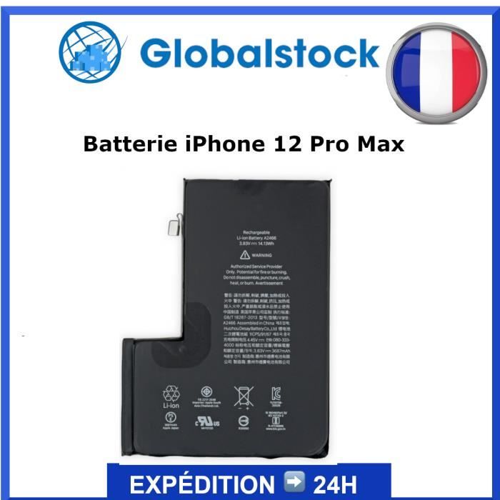 Batterie pour iPhone 12 Pro Max - Apple - Haute capacité - Longue durée - Garantie incluse
