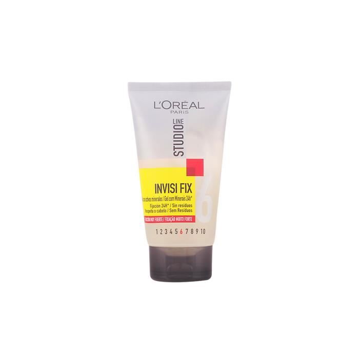 Gel Fijador Extrafuerte - STUDIO LINE - INVISI FIX - 150 ml - Texture Gel - Mixte