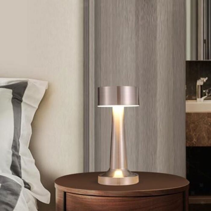 Lampe de table LED rétro rechargeables avec capteur tactile pour bureau, café colleur aléatoire