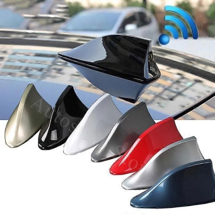 Autocollant d'Antenne de Toit en Forme d'Aileron de Requi,Accessoires de Voiture(Couleur aléatoire)