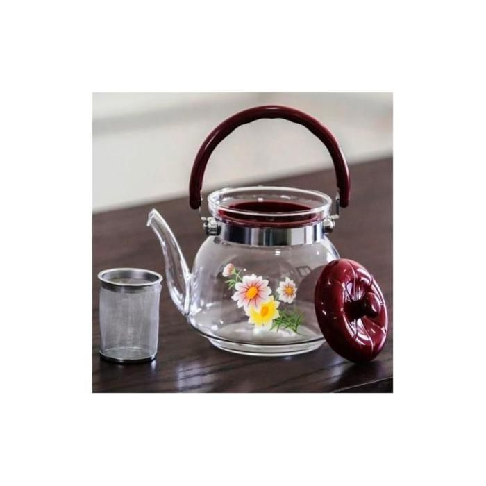 Théière en verre avec passoire - 900ml