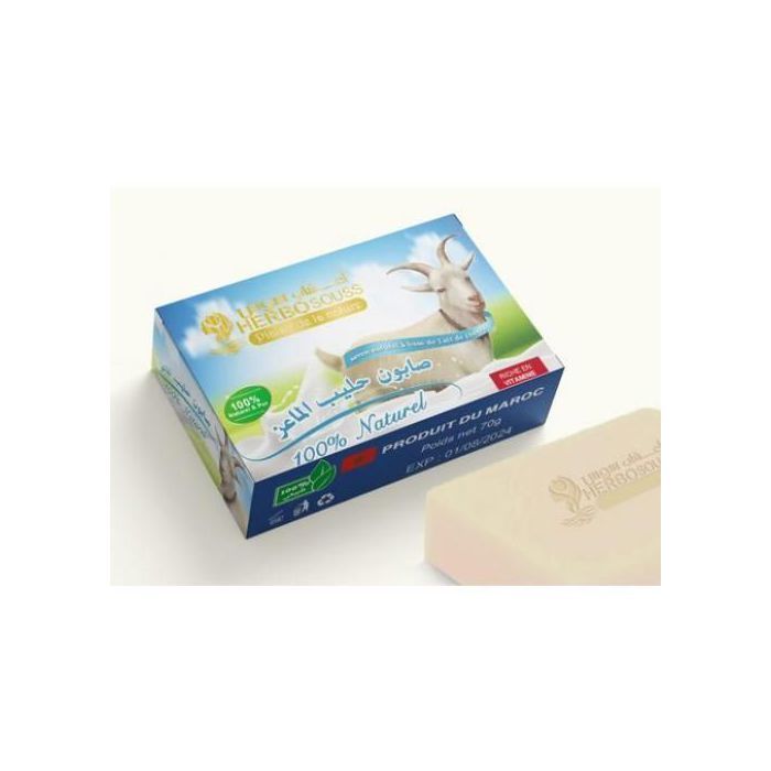 Savon au lait de chèvre 100% NATUREL