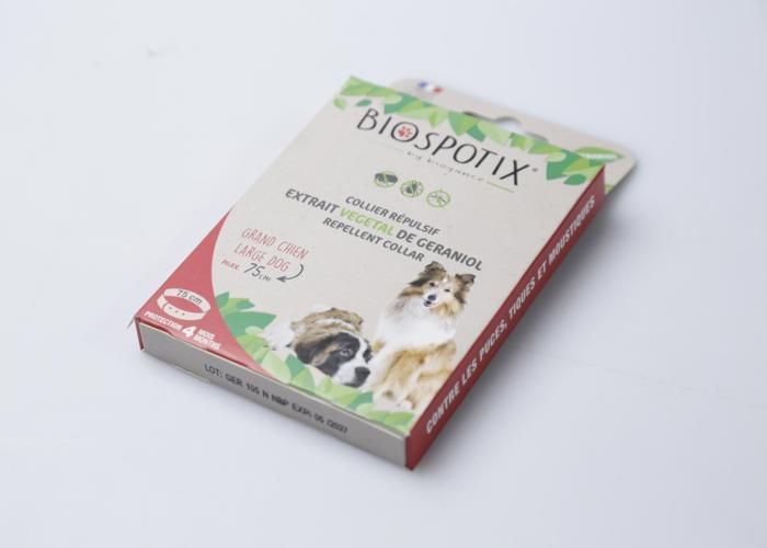 Biospotix - Collier Répulsif pour Grand Chien - 75cm Vert