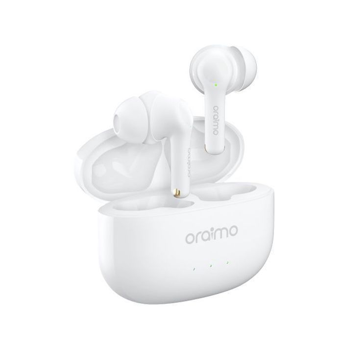 oraimo FreePods 3C voix HD dans les appels personnalisez musique. BLANC