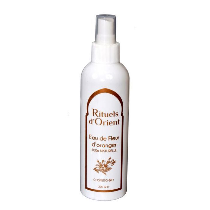Eau florale - Rituels D'orient - Eau de fleur d'oranger - 200 ml - Sans alcool - Pour tous types de peau