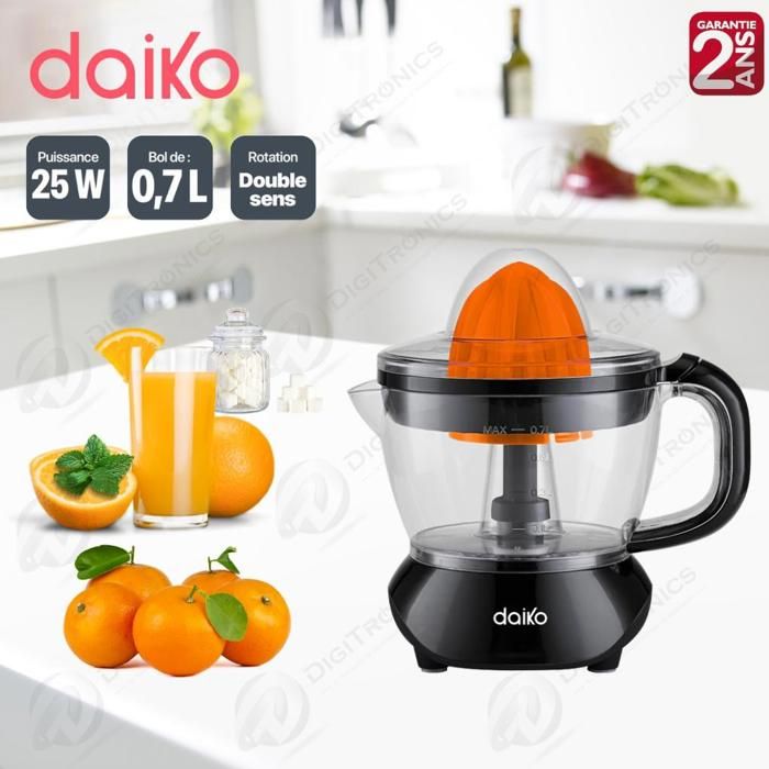 Presse-agrumes Bol en plastique incassable Rotation à double sens 0.7L