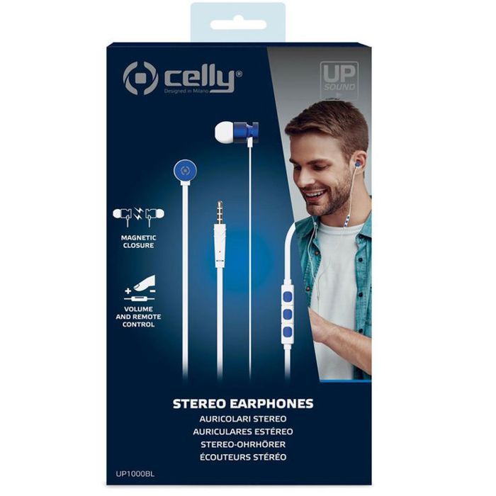 Celly UP1100TYPEC – Écouteurs USB-C stéréo filaires