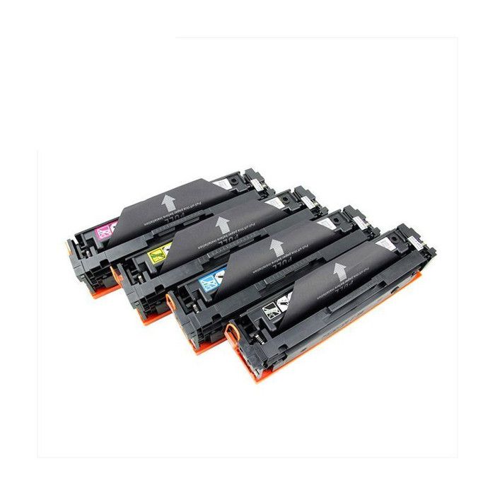 Pack Toner 201A ( CF400A / CF401A / CF402A / CF403A ) compatible avec les imprimantes LaserJet Pro 200 M252n, M252dw, M274n,