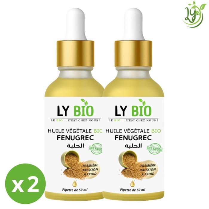 LYBIO PACK HUILE FENUGREC 50ML - PIPETTE LOT DE 2 bouteilles