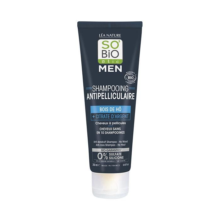 So&#039;Bio Étic Men Shampoing Antipelliculaire Bois de Hô Bio 250ml