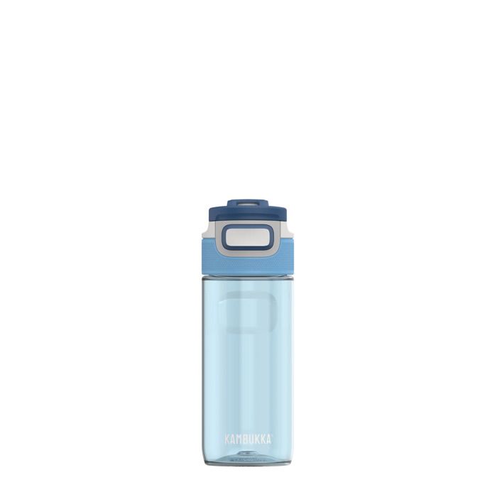 Bouteille en Tritan - KAMBUKKA - 500ml - Anti-tâches - Lavable au Lave-vaisselle - Tropical Blue