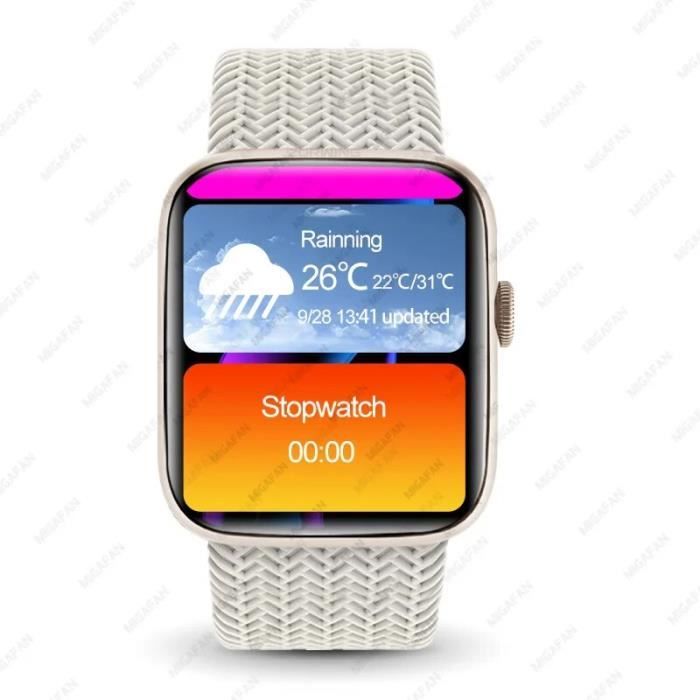 Montre Connectée HK9 Pro Plus Gen3 AMOLED pour Homme et Femme,Modèle ChatGPT,NDavid,2 Go,Dean Dynamic Island,Ai,Compatible - Gray