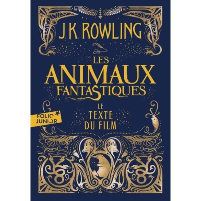 Livre - Les animaux fantastiques - Couverture MinaLima - Pour enfants - Genre mixte