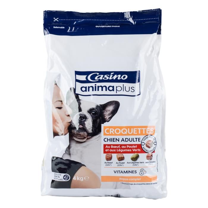 CROQ CHIEN MOEL VDE/LEG 4KG CO ANIMAPLUS