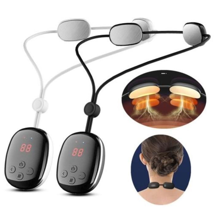 Appareil de massage portatif collier masseur de cou multifonction(Couleur aléatoire)