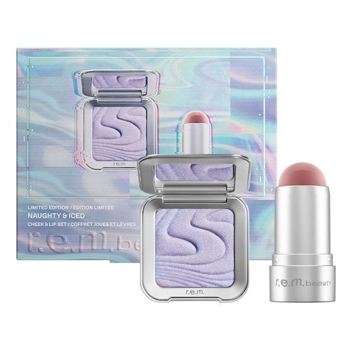 Coffret Joues et Lèvres - R.E.M. Beauty - Crème Blush et Baume à Lèvres - Texture Légère - Fini Impeccable