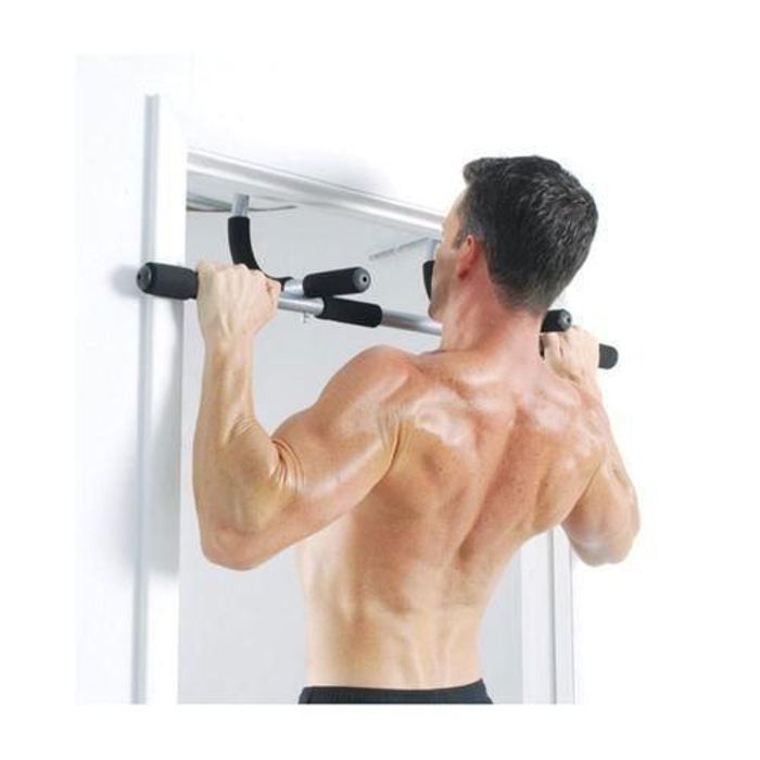 Barre de traction - Iron Gym - Multifonctionnelle - Installation simple - Noir - Adulte