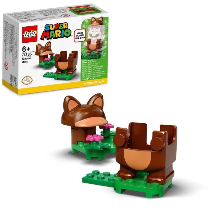 LEGO® Super Mario™ 71385 Pack de Puissance Mario tanuki, set d'extension costume spécial pour équiper le personnage LEGO® Mario™