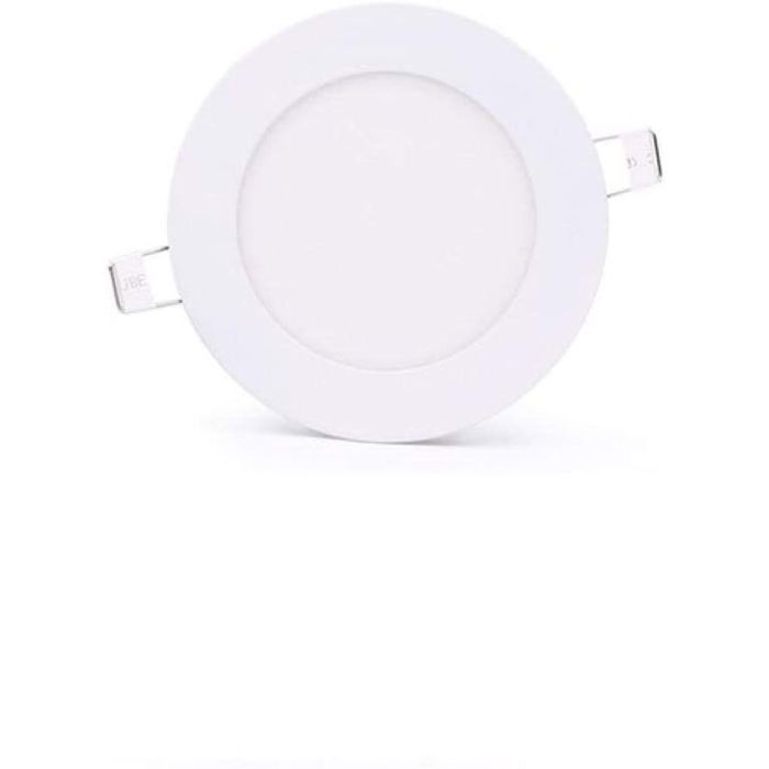 Spot 3W Panel LED rond encastrable Lumière Blanche 6500k