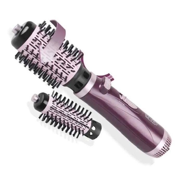 Brosse à cheveux Enzo rotative à air chaud, couleur aléatoir