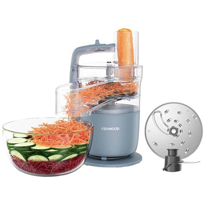 Robot multifonctions - KENWOOD - Multipro GO - 650W - Bol 1.3L - 1 vitesse + pulse - Gris bleu