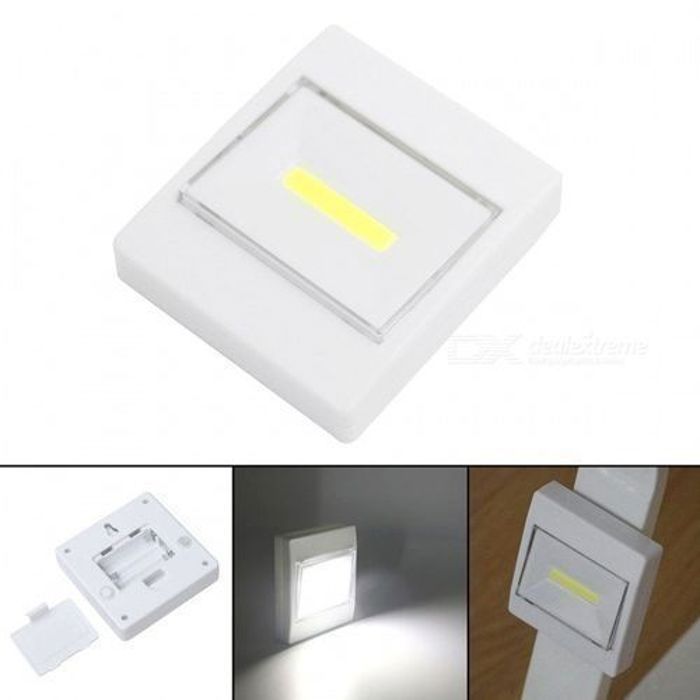 Lampe murale - Non spécifié - 3W - 4 lampes - Technologie tactile - Piles incluses