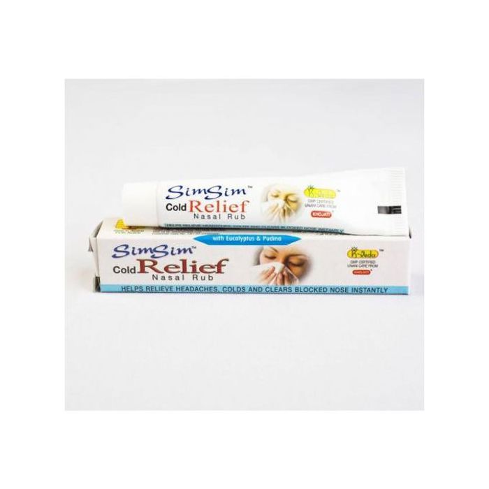 Khojati SOULAGEMENT DU FROID SIM SIM (RUB NASAL) Simsim Cold Relief Nasal Rub 10 g