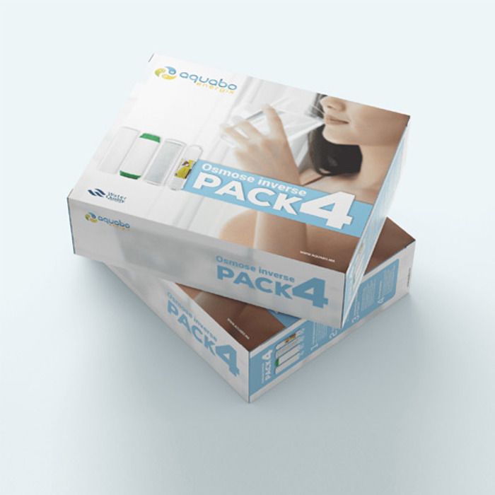 Filtre de rechange - pack de rechange d’osmoseur - 10'' pack 4 universal