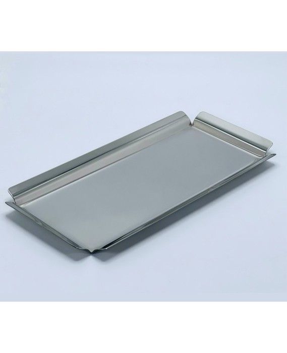 Plateau en Inox 18/10 Rectangle 30x14cm