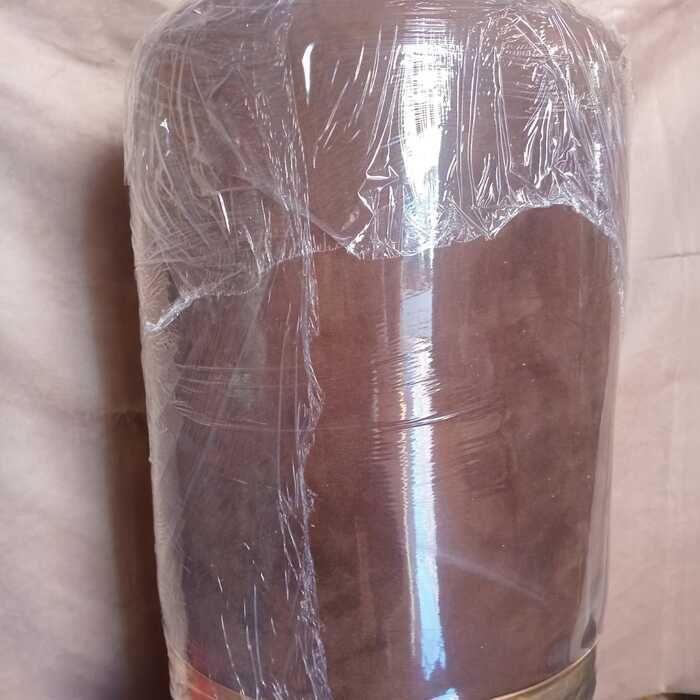 pouf et Tabouret pour salon Couleur Marron avec Base Dorée  45/33 cm