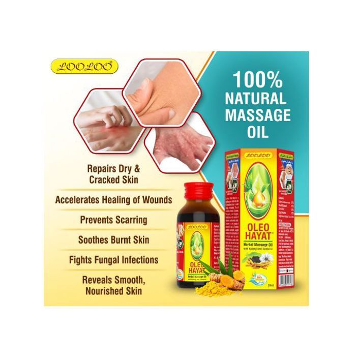 Looloo Huile de massage Antiseptique , anti-brulure, antifungique