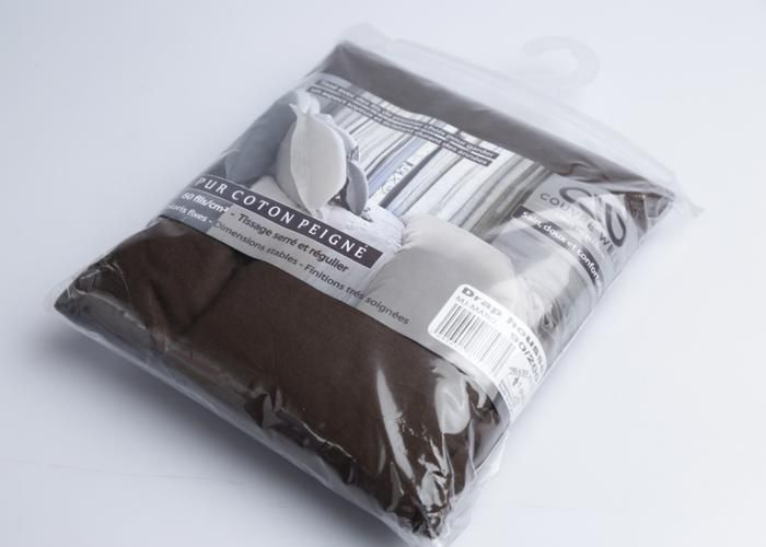 Drap-housse - Coton - Marron - 90x200 cm - Doux - Lavable en machine