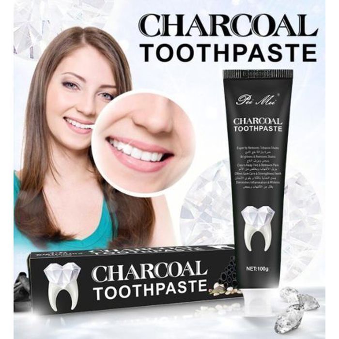 Dentifrice - DUOPHARM - Charbon Actif - Blanchiment - Émail Protégé - Vegan 100g