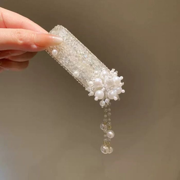 Barrette à Cheveux - OHMY BEAUTY KOREA - VC001-1 - Rétro - Luxe - Franges