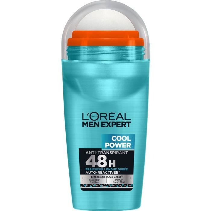 Déodorant Bille Frais Men Expert Cool Power L'OREAL PARIS - 50 ml