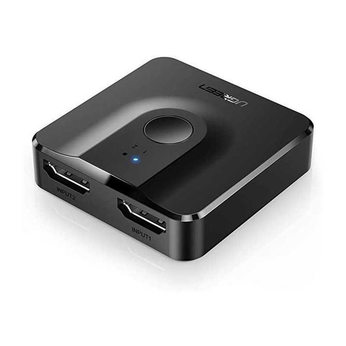 Switch HDMI UGREEN - 2-Port - Résolution 4096x2160 - HDMI 1.4V - 2 Entrées 1 Sortie