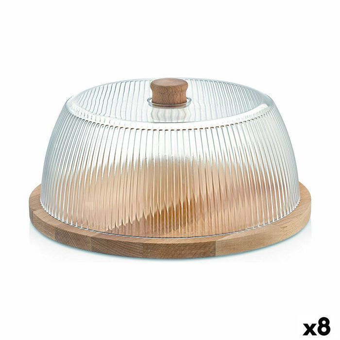 Plateau de Présentation - MARQUE - 29 cm - Transparent - Mélamine - Rond