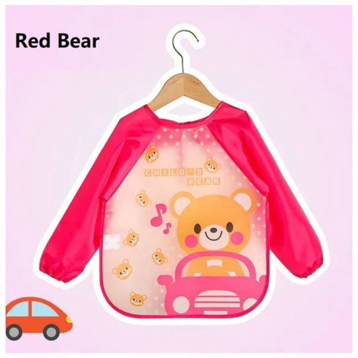 Tablier de peinture imperméable à manches longues pour enfants-KIDS