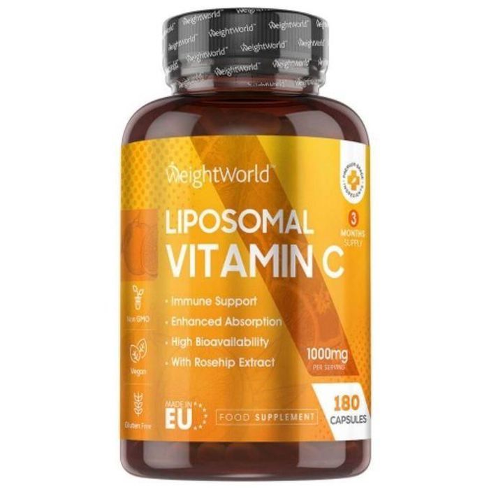 WeightWorld VITAMINE C LIPOSOMALE 1000mg - 180 Capsules - Made in UK