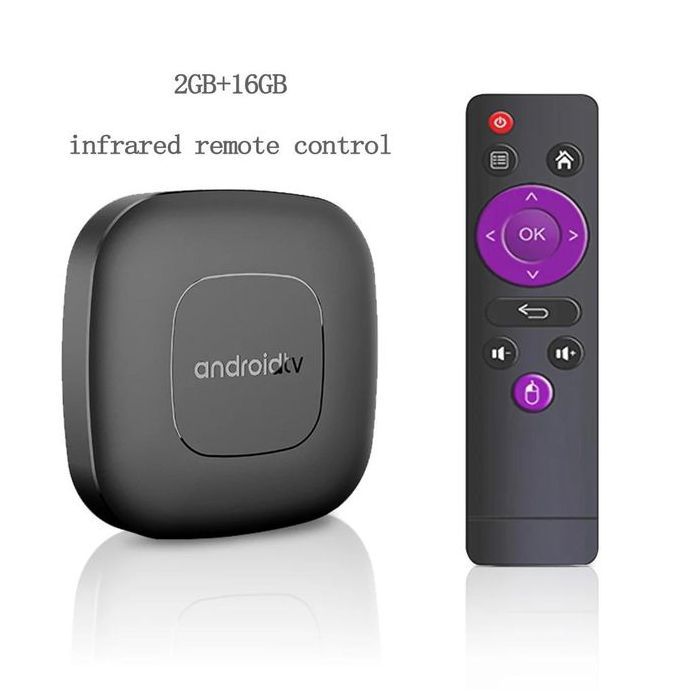 T1 Android 13 lecteur multimédia de Streaming intelligent boîtier TV Bluetooth H313 2.4G5G Wifi 4K Version mondiale 2 Go/16 Go