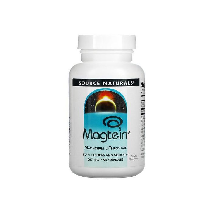 Magtein, L-Thréonate de magnésium, 667 mg, 90 capsules - Made in USA