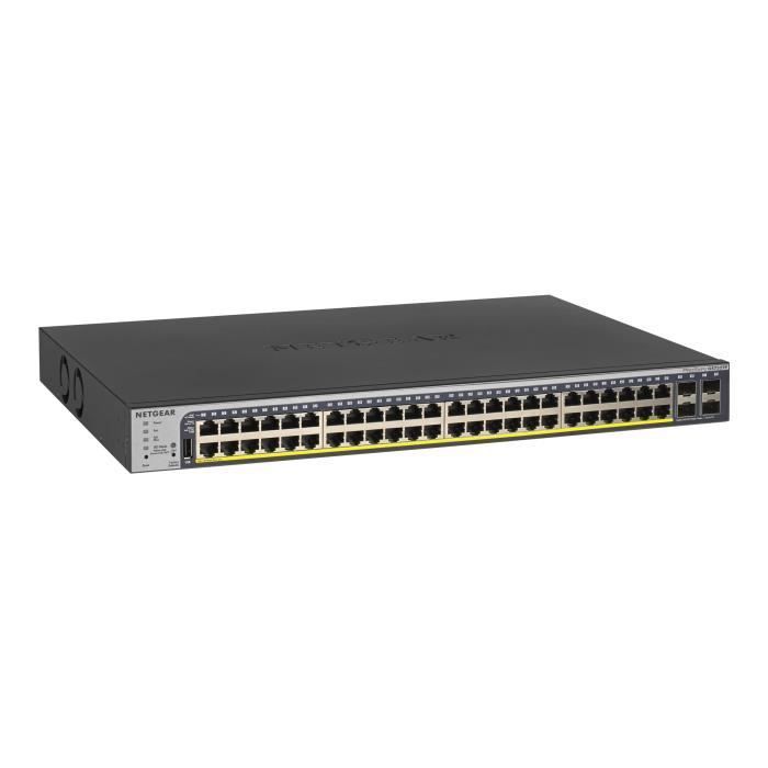 Commutateur Ethernet - NETGEAR - GS752TPv2 - 48 Ports - Gérable - Modulaire